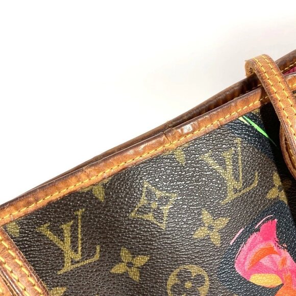 LOUIS VUITTON M48613 Monogram Rose Neverfull MM Shoulder Bag Tote Bag pink/Brown - Picture 10 of 13